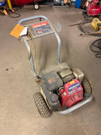 EXCELL XR2600 PRESSURE WASHER, PREMIUM 2600 PSI, POWERED BY HONDAY 5 H.P.-GC160, GAS POWERED