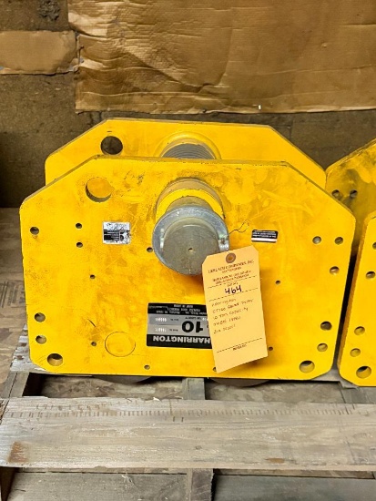 HARRINGTON GT100 TROLLETY 10 TON CAPACITY, MODEL 188821, S/N 000001