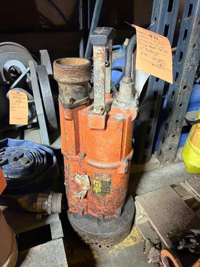 (1999) GODWIN SUB-PRIME SUBMERSIBLE SUMP PUMP, MODEL OSP-20, 3" DISCHARGE