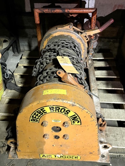 BEEBE BROS INC AIR TUGGER CABLE WINCH