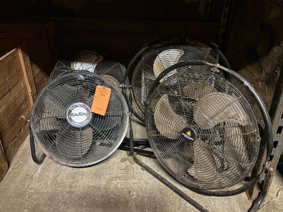 (5) MISC FLOOR FANS