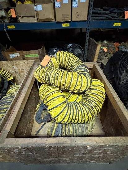 WOOD BOX WITH MISC VENT HOSE