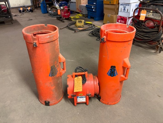ECKO AIR VENTILATION FAN/AIR MOVER, 8" CONFINED SPACE BLOWER,