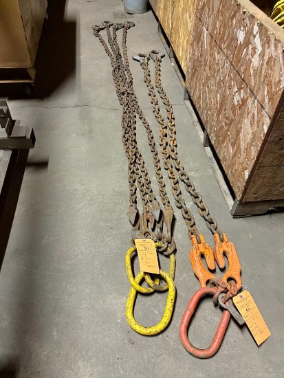 ROCKFORD RIGGING 9' 4-PART PICKING CHAINS, ADJUSTABLE, GRADE 8,
