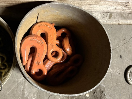 BUCKET OF MISC PICKING HOOKS