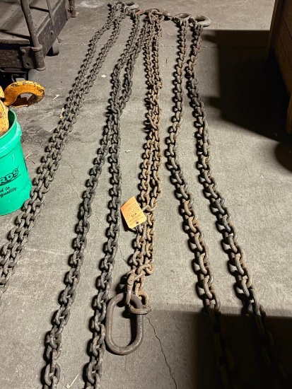 BRANCHES 9'8" BRIDLED PICKING CHAINS, 2 PART, NARROW CHANEL