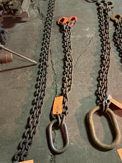 5' 2 PART BRIDLED PICKING CHAINS, WITH CM HOOKS