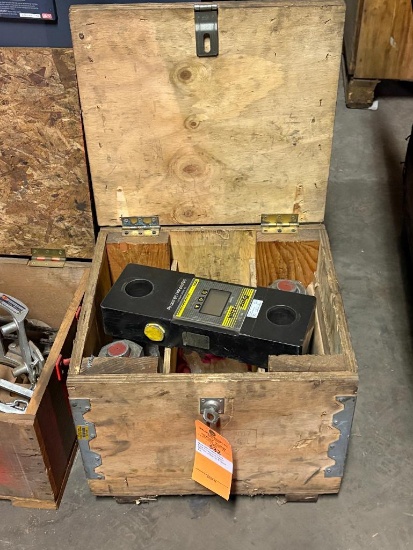 DYNA-LINK 50,000# IN LINE CRANE PICKING SCALE, MODEL MSI7200 W/SHACKLES & TRAVEL BOX