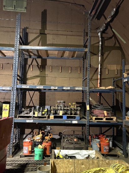 (2) SECTIONS PALLET RACKING-- 1ST SECTION APPROX 8'W X 42"D X 17'H AND