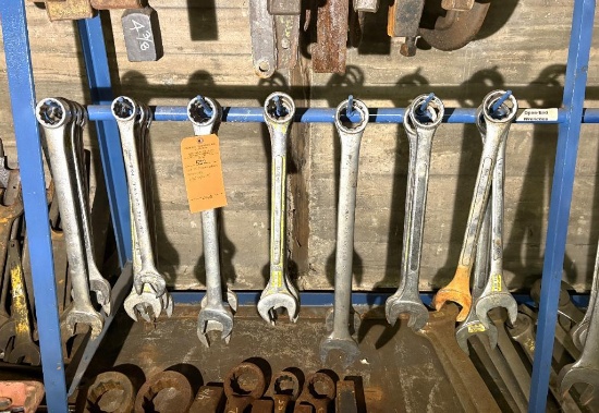 LOT WITH COMBINATION WRENCHES, 1 3/8" UP TO 2"