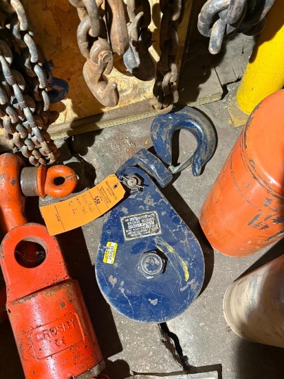 BRONZE BUSHED SNATCH BLOCK 3/4" ROPE