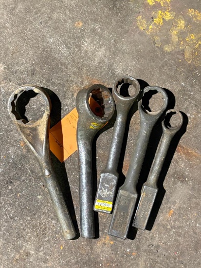 (5) SLUG WRENCHES 1 5/16" UP TO 2 3/16"