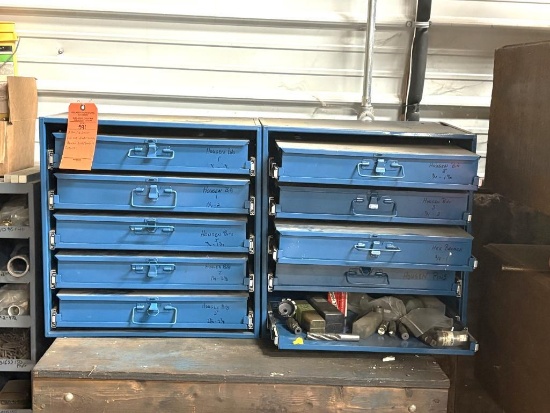 2 UNIT/ 10 DRAWER PULL OUT DRAWER SYSTEM, NO CONTENTS