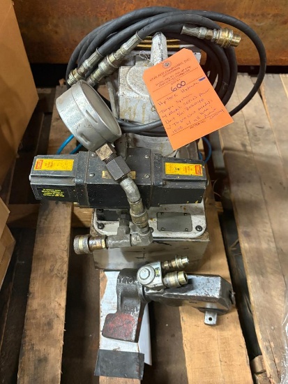 HYTORC HYDRAULIC TORQUE SYSTEM WITH MODEL SST-10 POWER UNIT, S/N 706048, WITH