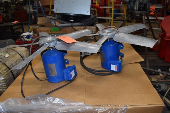 (2) ACT FANS, WITH NEMA PREMIUM EFFICIENCY 3 PHASE INDUCTION MOTOR,