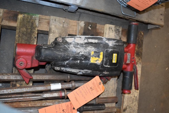 CHICAGO PNEUMATIC JACK HAMMER,MODEL CP 1210, S/N 08127U175N