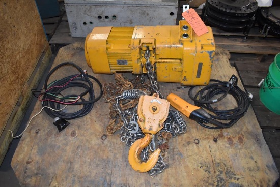 (2012) HARRINGTON 3 TON CHAIN HOIST, MODEL NERO30C, S/N 00116287