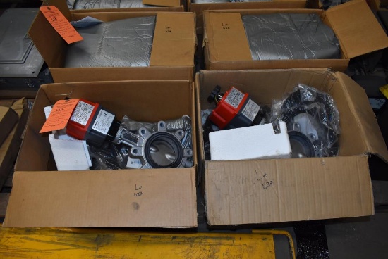 (2) VALWORX ELECTRIC ACTUATORS, MAX TORQUE 530 IN. LBS, CYCLE TIME 16 SEC/90 DEGREE,