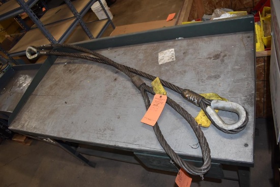 (2) MISC CABLE PICKING SLINGS