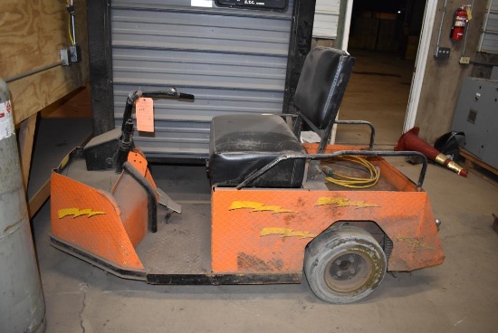 CM ELECTRIC MAINTENANCE MAN CART WITH ON BOARD BATTERY CHARGER