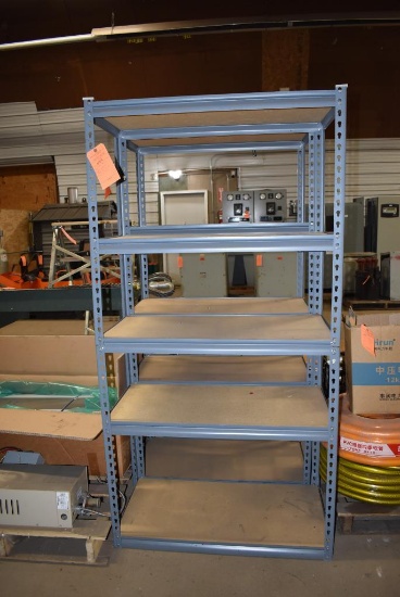 (2) LIGHT DUTY SHELVING UNITS, APPROX 36" X 20"D X 72"H