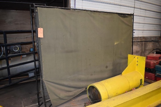 (2) FREE STANDING CANVAS WALLS