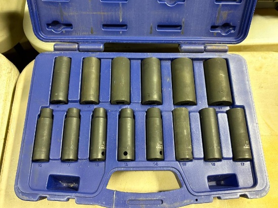 CARLYLE (NAPA) 1/2" IMPACT DEEP WELL SOCKETS,