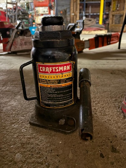 (1) CRAFTSMAN 20 TON BOTTLE JACK