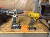 (2) CORDLESS DRILLS, MAKITA 1/2