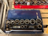 HEAVY DUTY ASSORTED SOCKETS W/SOCKET WRENCH 1