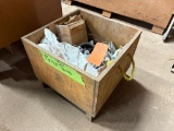 WOOD BOX WITH FENCE PARTS