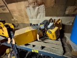 HARRINGTON 8 TON CHAIN HOIST, MODEL ER0805, S/N 0001146 WITH PENDANT CONTROL & TROLLEY