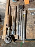 LOT WITH ASSORTED SOCKET WRENCHES WITH 3/4