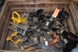 CM BEAM CLAMPS, APPROX (4) 10 TON; (4) 5 TON; (3) 3 TON