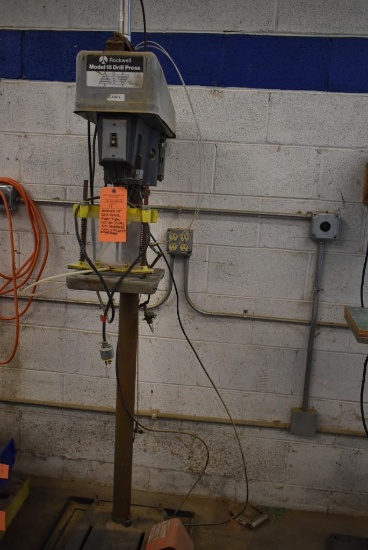 ROCKWELL 15" DRILL PRESS, FLOOR TYPE, CAT. #15-091, S/N: 598359K84,