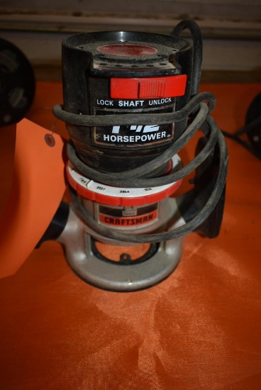 CRAFTSMAN 1 1/2 H.P. ROUTER, MODEL 315.17492