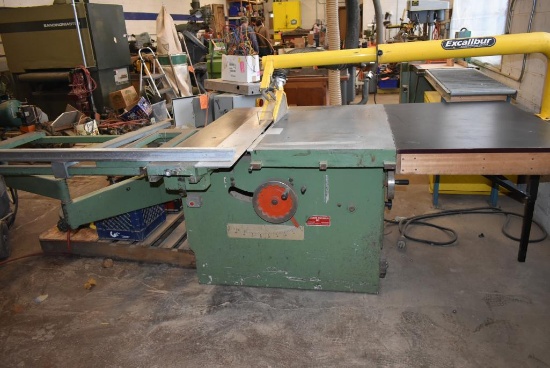 KS EME 14" SLIDING CARRIAGE PANEL SAW, MODEL K31400, S/N: D-0367/2,