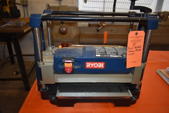 RYOBI PORTABLE PLANER, AP 1301, 110 VOLT