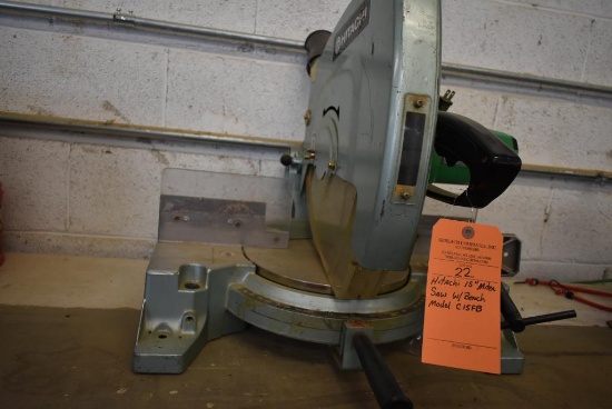 HITACHI 15" MITER SAW, MODEL C15FB