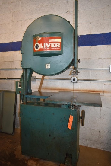 OLIVER 29 1/2" VERTICAL BAND SAW, MODEL 217-D,