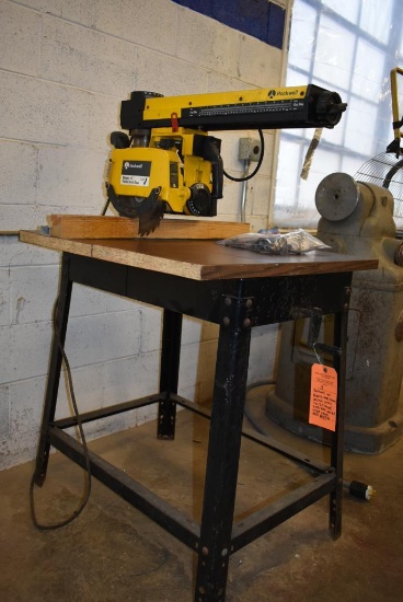 ROCKWELL 10" RADIAL ARM SAW,