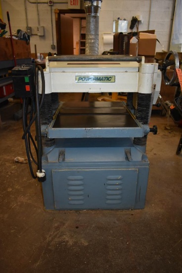 POWERMATIC 20" PLANER, MODEL 208, S/N: 0105208113, 220 SINGLE PHASE