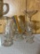 LOT WITH (2) BRANDY GLASSES, TULIP GLASS AND GLASS WITH STIR STICKS