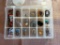 LOT OF COSTUME JEWELRY, MANY PINS AND PLAQUES FOR HIKING STICKS