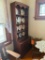 (1) ETHAN ALLEN GEORGIAN COURT BOOKCASE/ DRESSER COMBO, TOTAL HEIGHT IS APPROX 77
