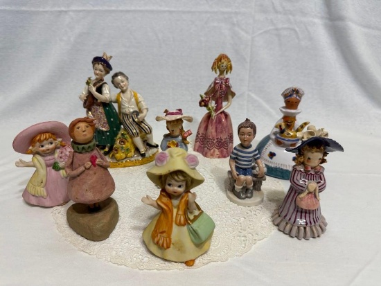 LOT OF VINTAGE WHIMSICAL FIGURINES