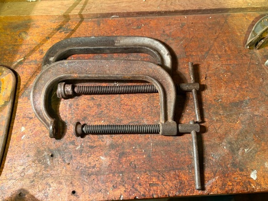(2) J.H.. WILLIAMS & CO. 8 1/2" C-CLAMPS