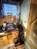 LOT WITH MISC PIECES OF COPPER, ALUMINUM, STEEL ETC