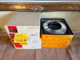 LOT OF VINTAGE SLIDES ON REELS, TRAVEL, PEOPLE, 7 BOXES 1960S AND UP