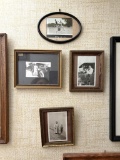 LOT OF (4) ANTIQUE PHOTOGRAPHS, 2 OF THE BEACH !
